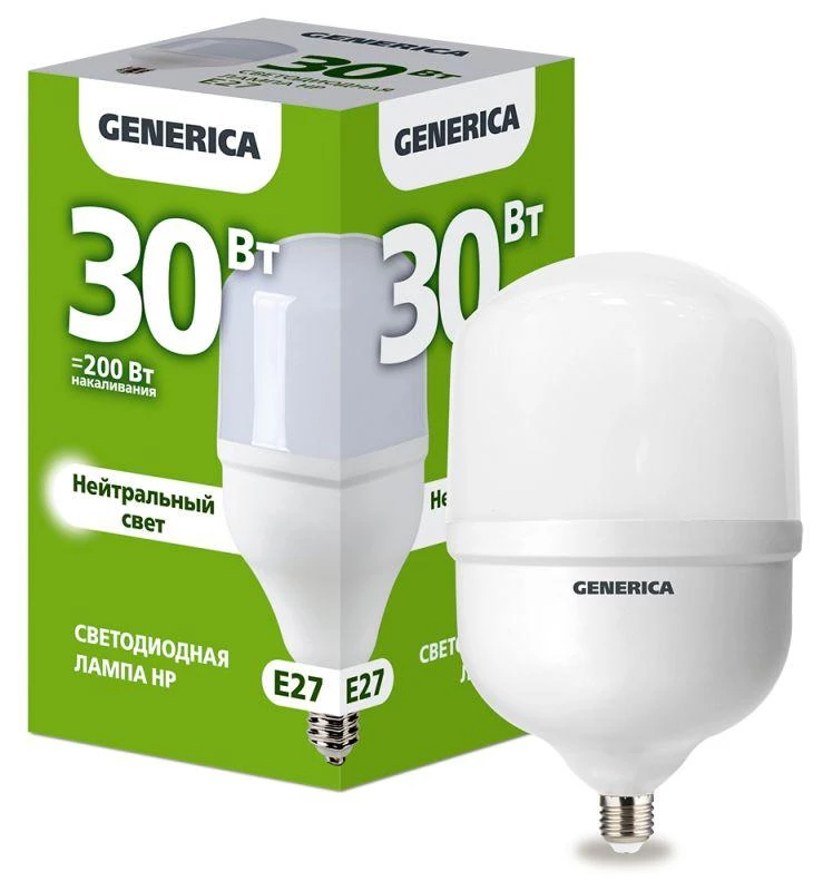 Фото GENERICA LL-HP-30-230-40-E27-G