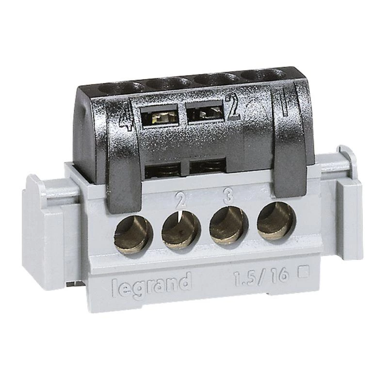 Legrand Клеммник Viking3 4х1.5-16мм черн. Leg 004850