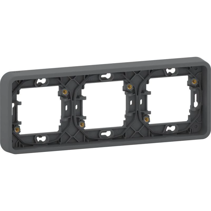 Schneider Electric Рамка 3-м Mureva Styl горизонт. IP55 антрацит SchE MUR34109