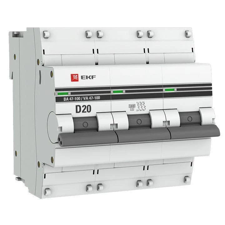 Фото EKF mcb47100-3-20D-pro