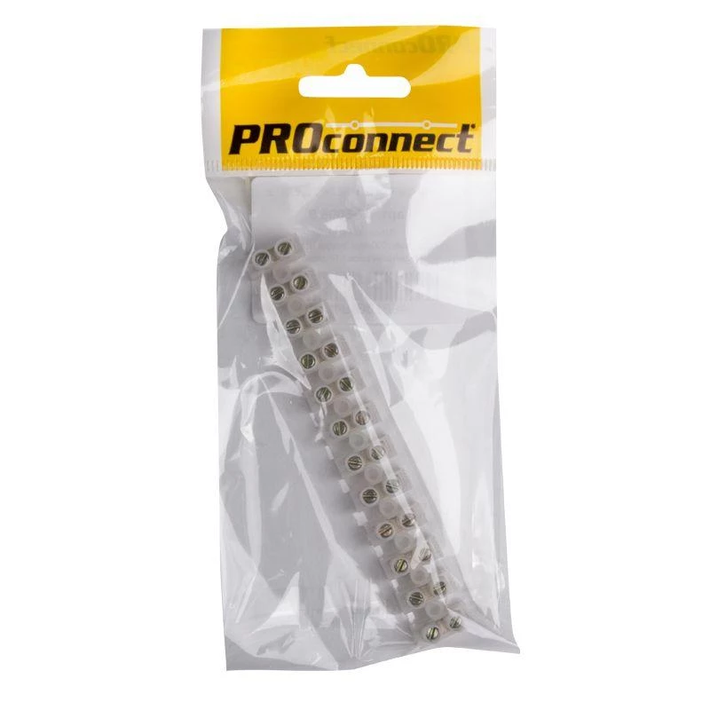 PROCONNECT Колодка клеммная КВ-6 6А 6мм (инд. упак.)  07-5006-9