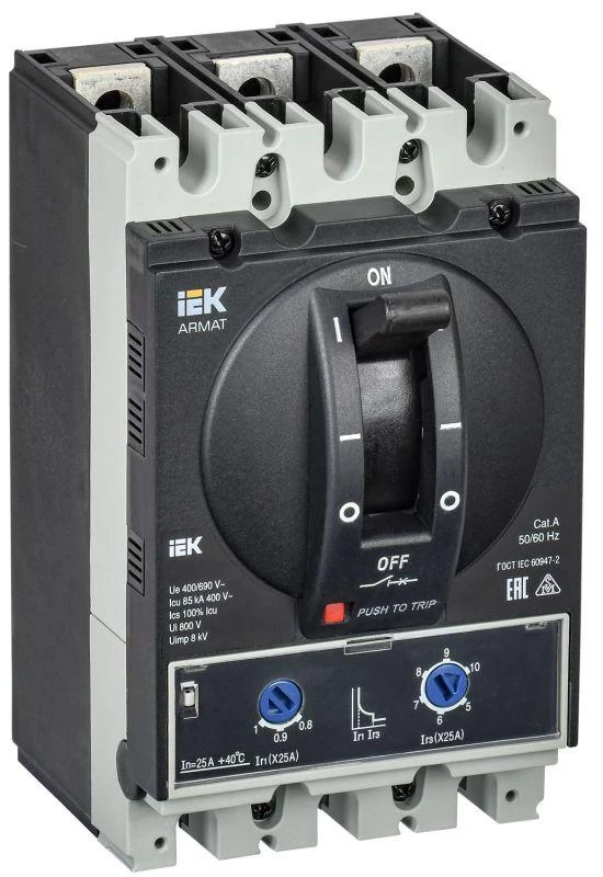 Фото IEK AR-MCCB-3A-085-0025A-ATUC