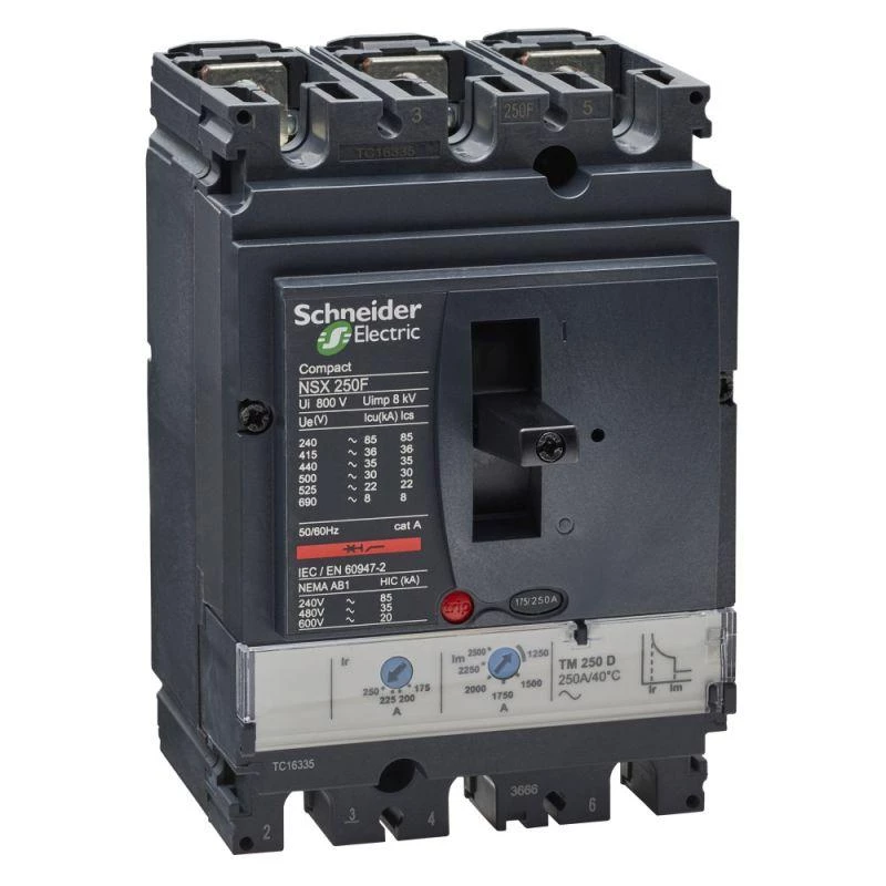 Schneider Electric Выключатель автоматический 3п 3т 250А 36кА NSX250F TM250D SchE LV431630