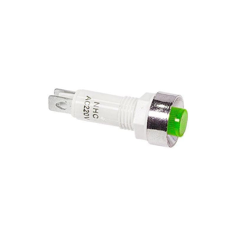 Rexant Индикатор с отражателем d10 220В зел. (RWE-209) 36-4752