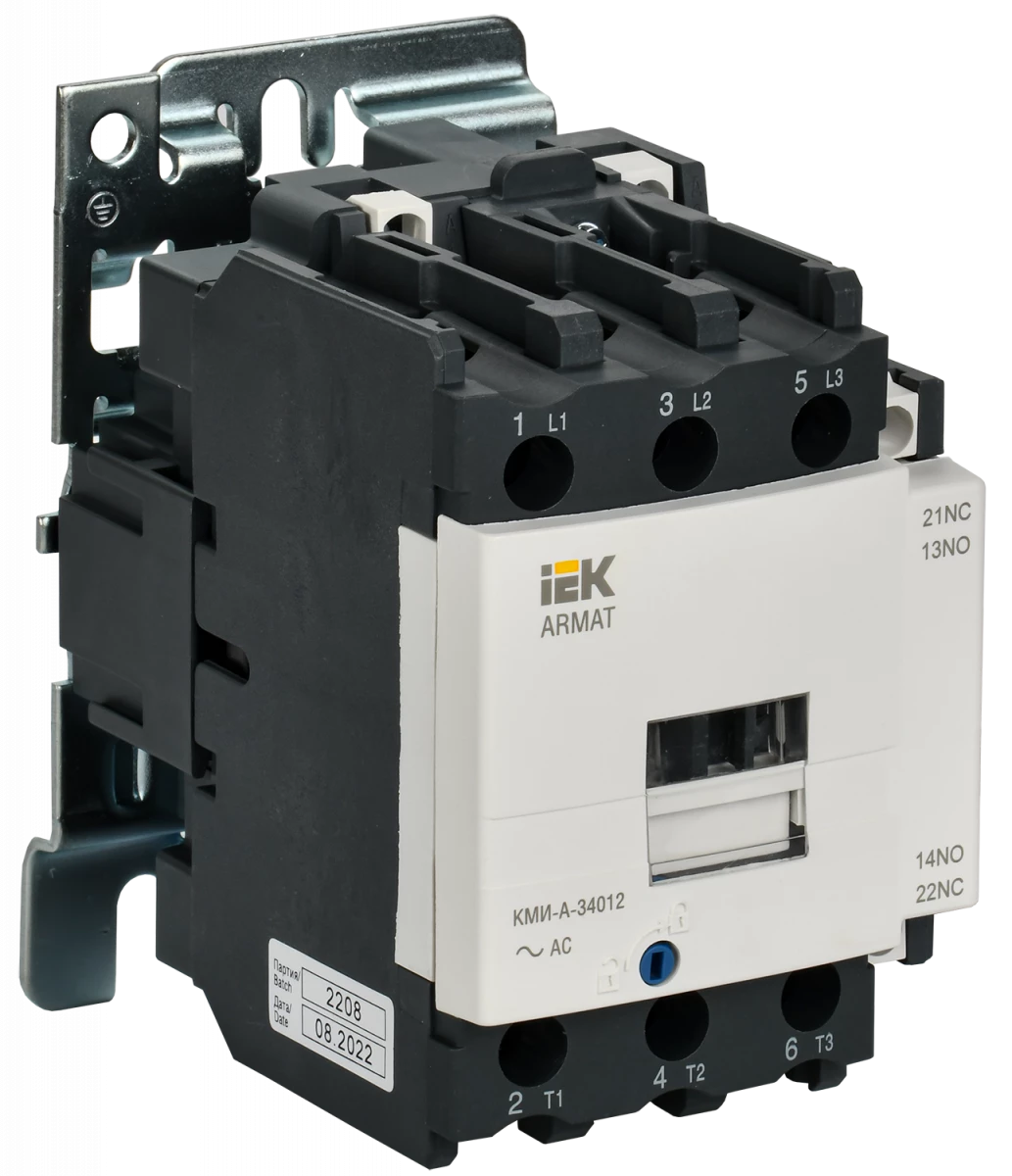 Контактор КМИ-А-34012 LC1D 40А кат. 230В AC 1НО+1НЗ AC-3 IEK AR-ACC-31-040-230-11