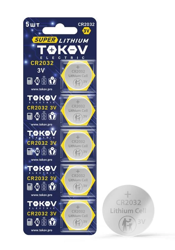 Фото TOKOV ELECTRIC TKE-LI-CR2032/B5