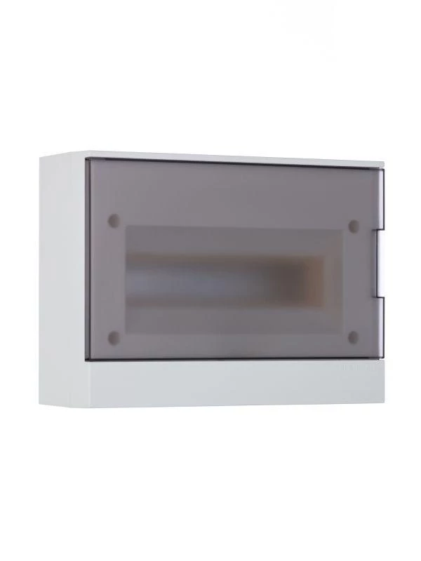 ABB Бокс настенный Basic E 12М сер. прозр. дверь (с клемм)  1SZR004002A2204