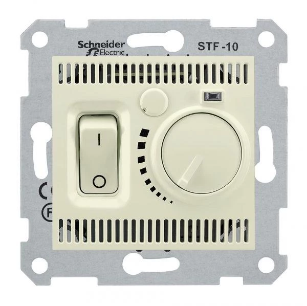 Schneider Electric Механизм термостата СП тепл. пол. Sedna беж. SchE SDN6000347