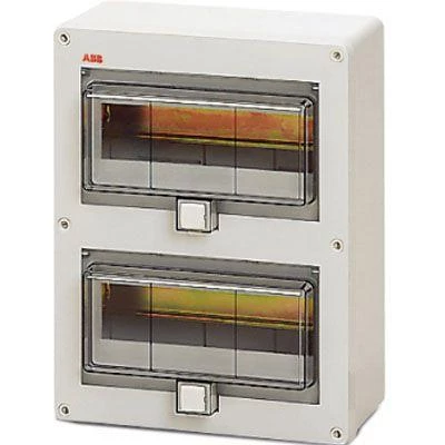 Бокс ОП EUROPA IP55 20м сер./дым. двер. ABB 12652