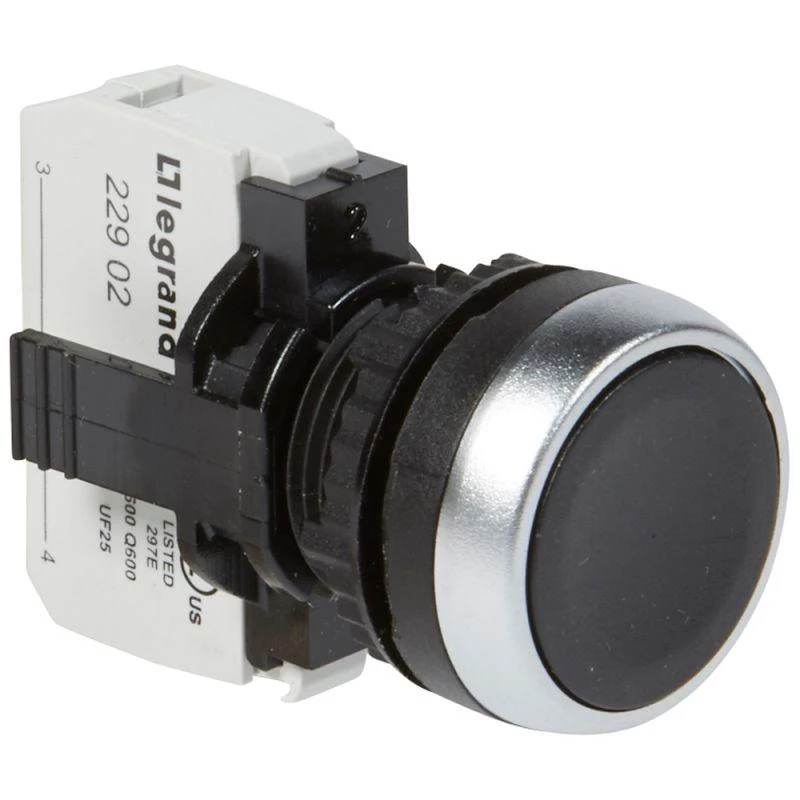 Legrand Кнопка HO черн. Osmoz Leg 023706