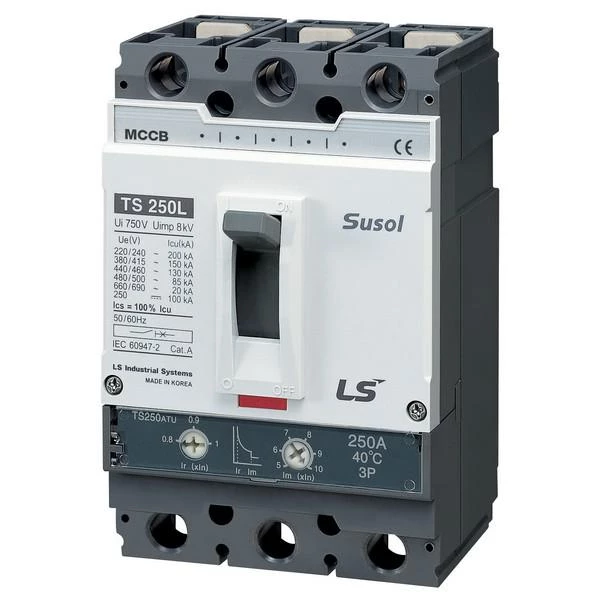 LS Electric Выключатель автоматический 3п 3т 200А 50кА TS250N FTU  105009500