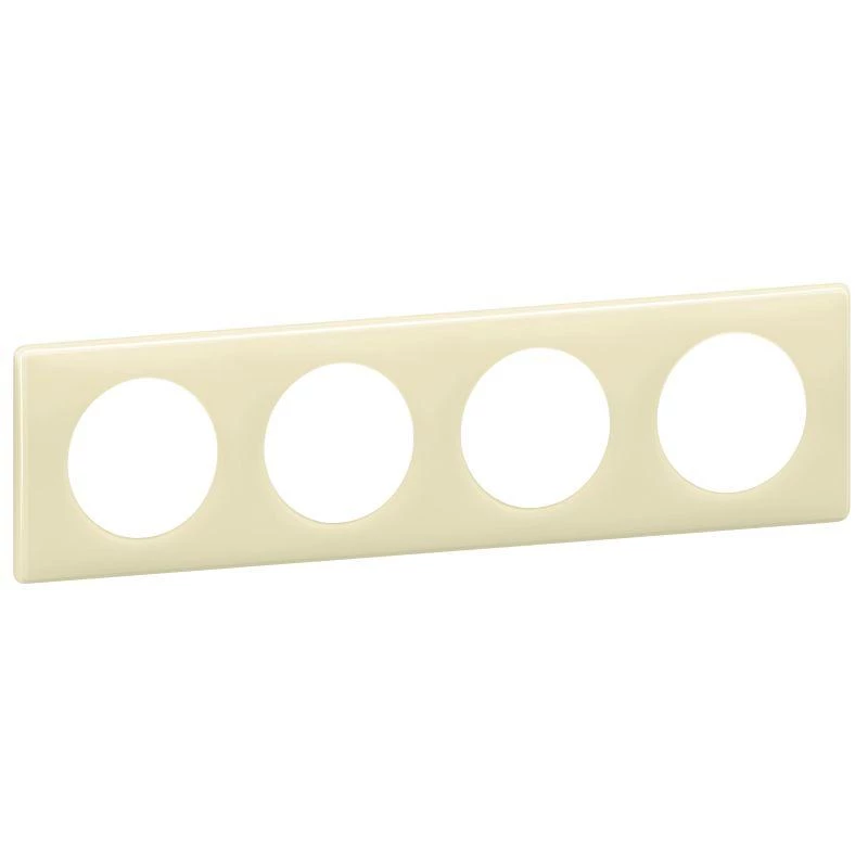 Legrand Рамка 4-м Celiane сл. кость глянец Leg 066624