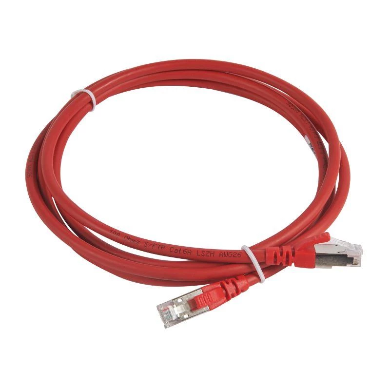 Legrand Патч-корд LCS RJ45 S/FTP кат.6А 2м красн. Leg 051871