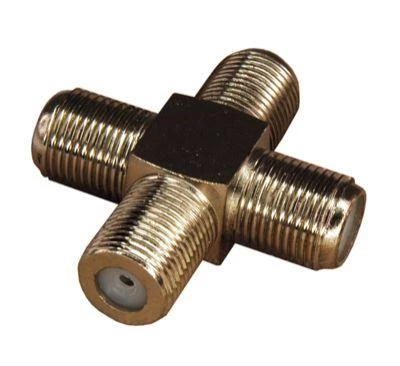 PROCONNECT Соединитель x4 гнезда F (F-крест)  05-4205-4