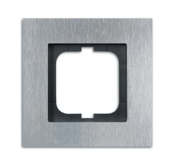 ABB Рамка 1-м Carat сталь  2CKA001754A4254