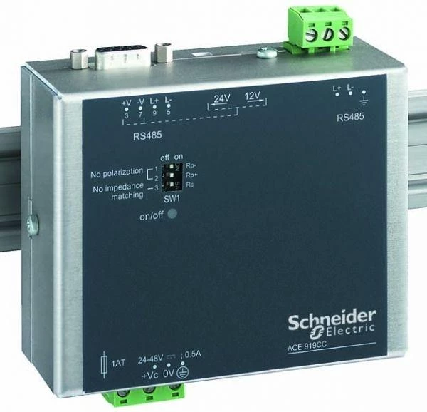 Schneider Electric Преобразователь типа ACE919CA RS485/RS485 110-220В AC SchE 59649