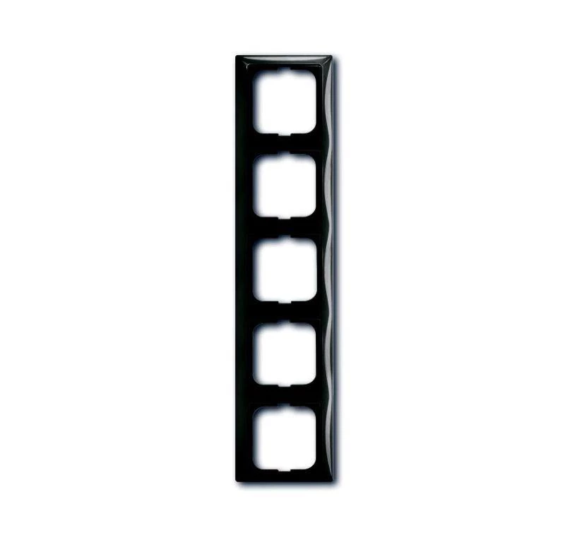 ABB Рамка 5-м Basic 55 chateau-black  2CKA001725A1510
