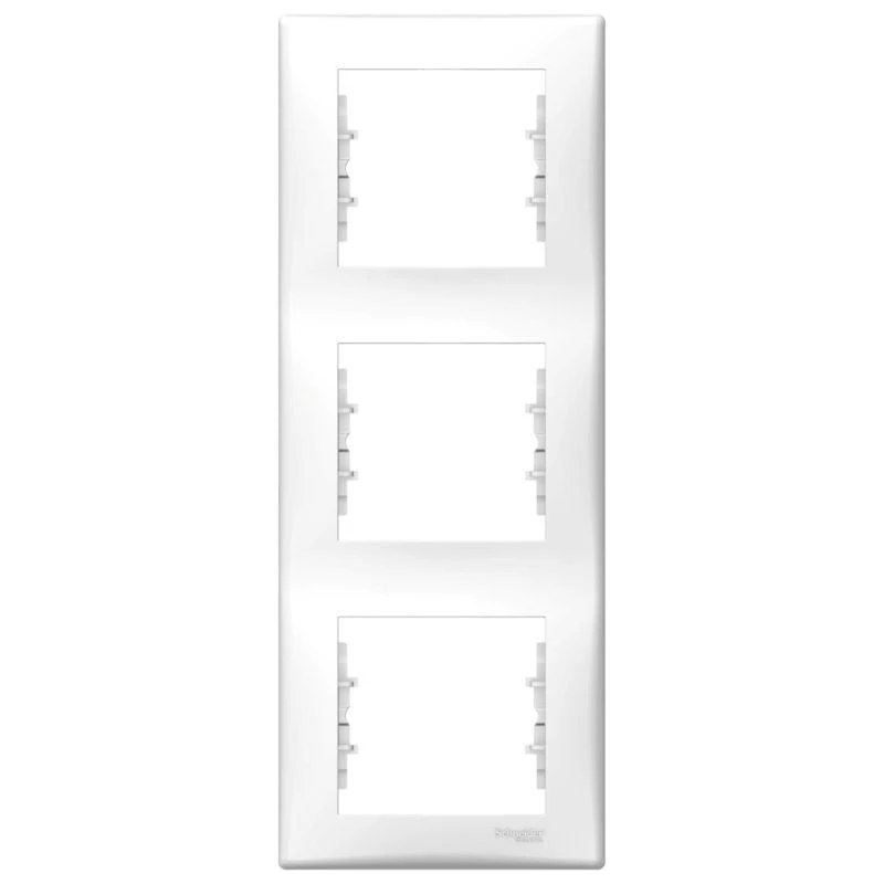 Schneider Electric Рамка 3-м Sedna верт. бел. SchE SDN5801321