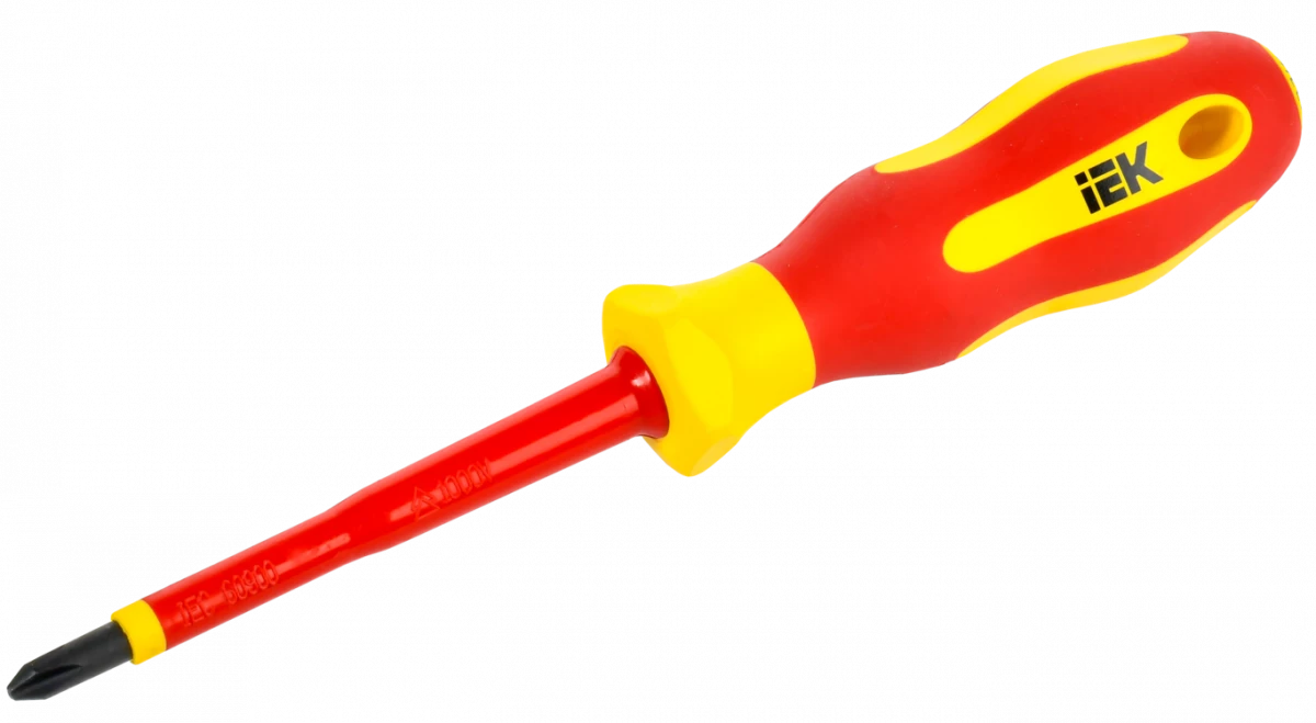 Отвертка диэлектрическая PH2х100 Т2 ARMA2L 5 IEK A2L5-SC30-T2-PH-20-100