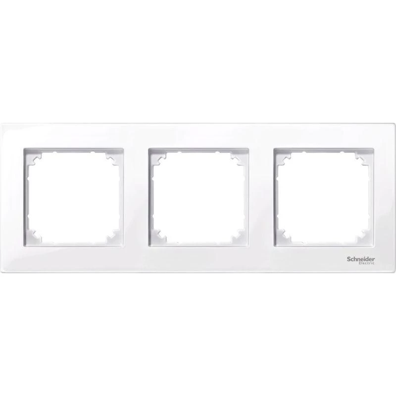 Schneider Electric Рамка 3-м Merten M-Plan акт. бел. SchE MTN515325