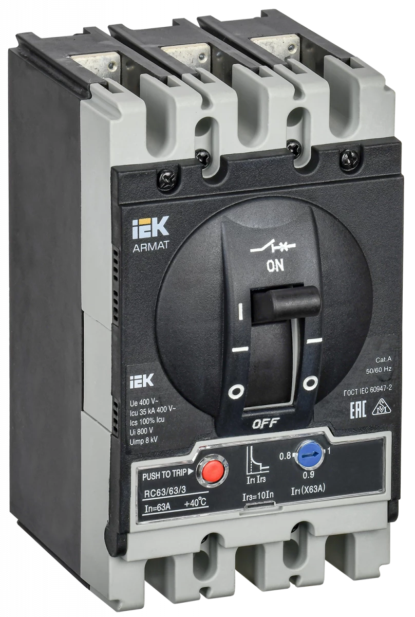 Фото IEK AR-MCCB-3S-035-0063A-ATUC
