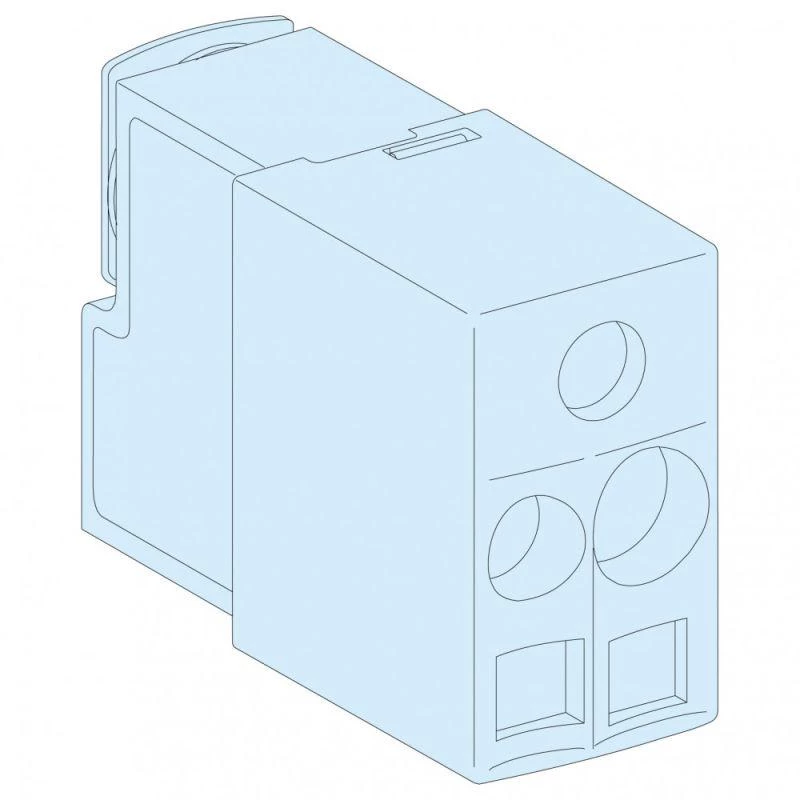 Schneider Electric Комплект отв. клемм на 6/10мм для POWERCLIP (уп.12шт) SchE 04151