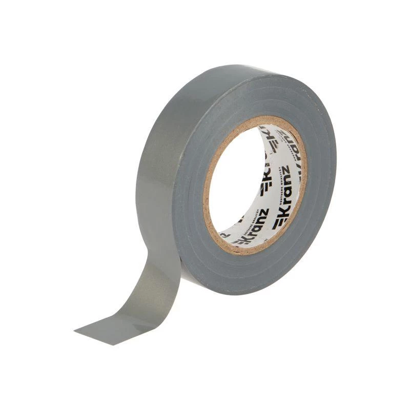 Kranz Изолента ПВХ 0.13х19мм 25м сер. (уп.5шт)  KR-09-2208