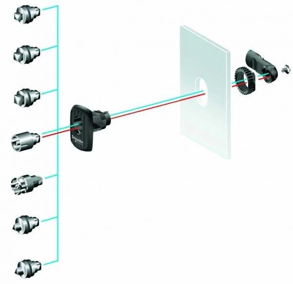 Schneider Electric Личина замочн. с двойн. пазом 3мм для S3D SchE NSYAEDLB3S3D