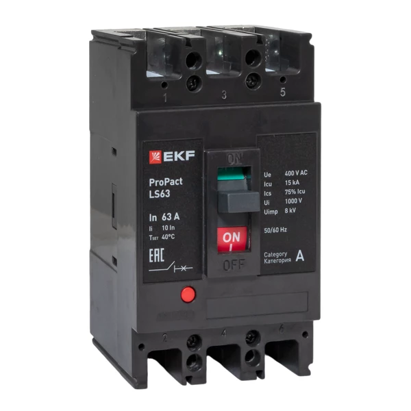 Фото EKF mccb-63-15-3-63-ls