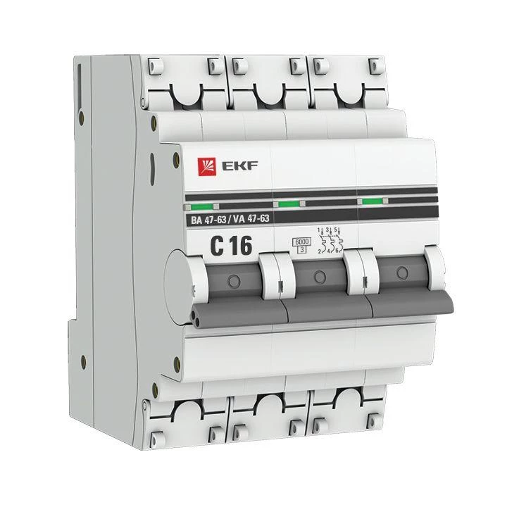 Фото EKF mcb4763-6-3-16C-pro