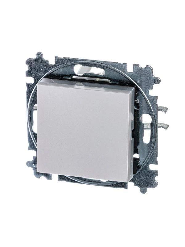 Переключатель 1-кл. СП Levit IP20 жемчуж./ледяной ABB 2CHH590645A6068