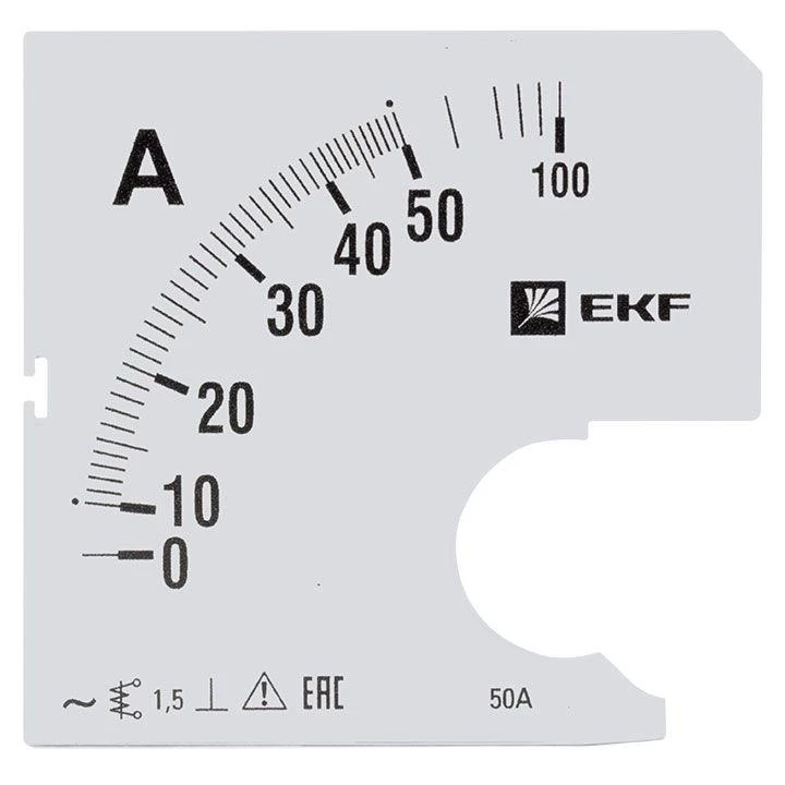 EKF Шкала сменная для A961 50/5А-1.5 PROxima s-a961-50