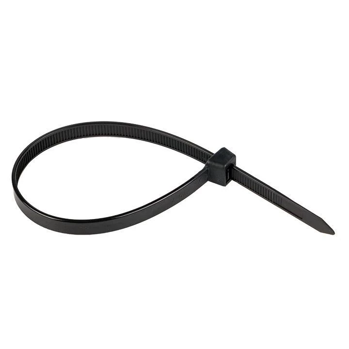 EKF Хомут кабельный 7.2х250 нейл. черн. (уп.100шт)  plc-cb-7.2x250