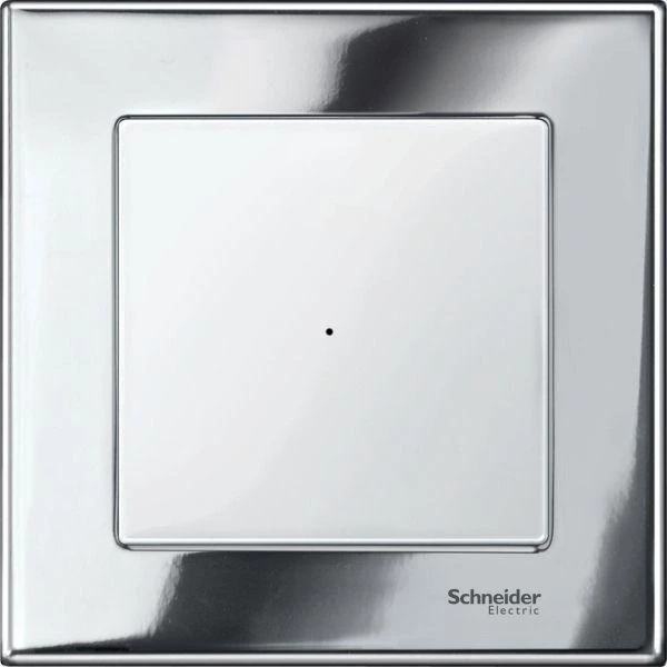Schneider Electric Рамка 1-м Merten метал. хром SchE MTN403139