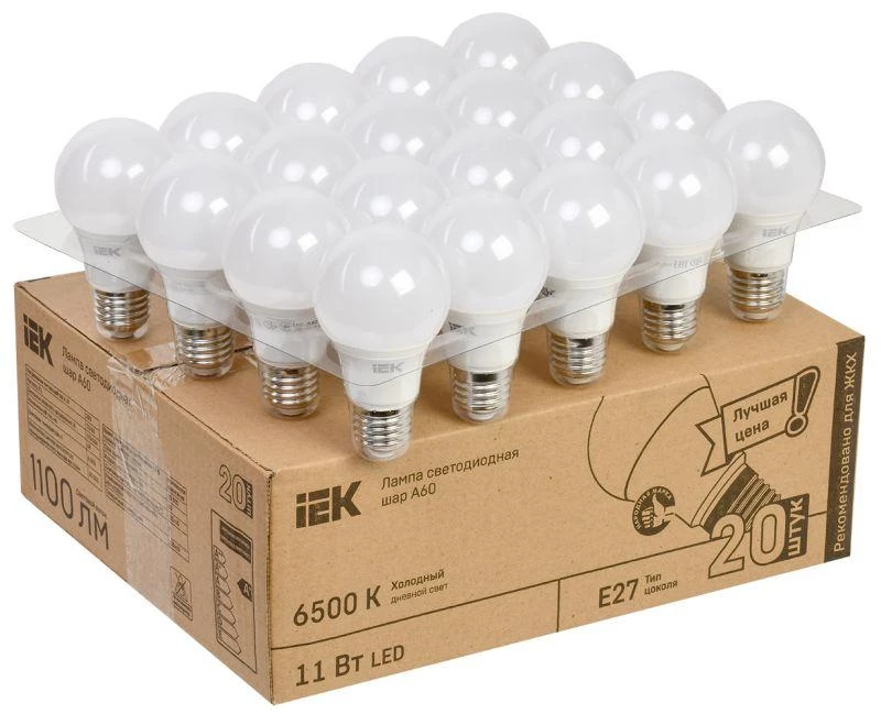 Фото IEK LLE-A60-11-230-65-E27-20