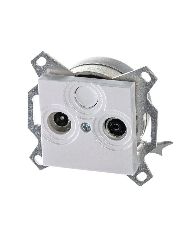 ABB Розетка оконечная TV-R Levit жемчуж.  2CHH083503A6068