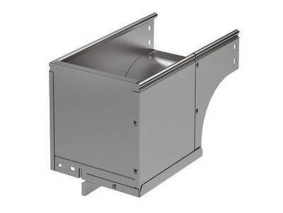 DKC Угол для лотка вертикальный внешний 90град. 100х80 CDSD 90 RAL7035 37002RAL7035