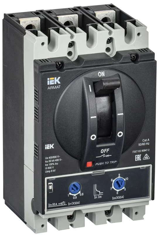 Фото IEK AR-MCCB-3A-050-0050A-ATUC