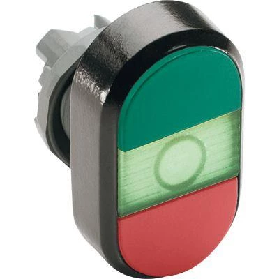 ABB Кнопка двойная MPD1-11G (зел./красн.) зел. линза без текста 1SFA611130R1102