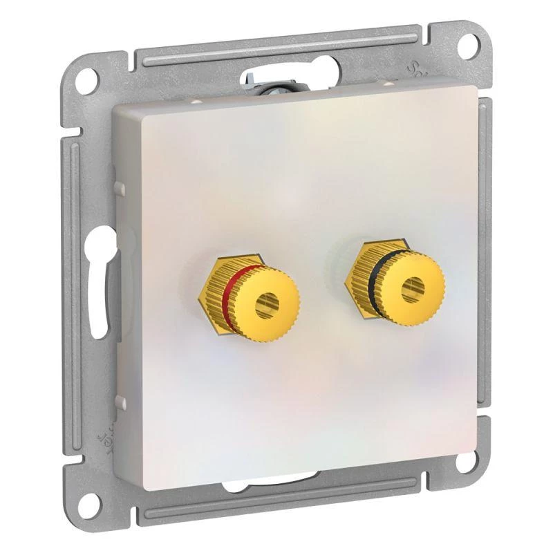 Systeme Electric Розетка аудио 2-м AtlasDesign жемчуж. SE ATN000487