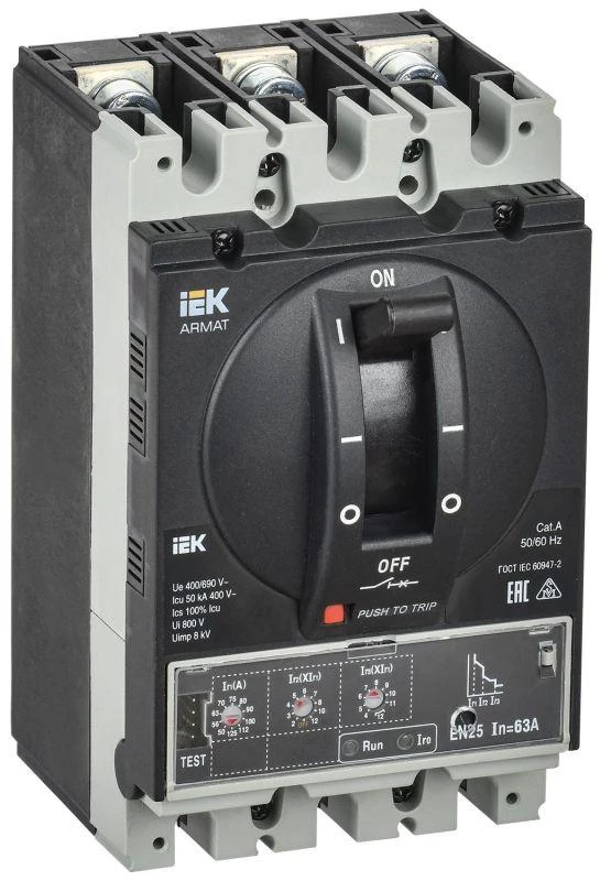 Фото IEK AR-MCCB-3A-050-0063A-ELSC