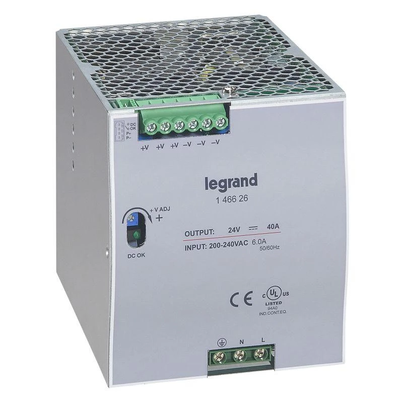 Legrand Источник питания импульсный 1-фазный 24В 960Вт 40А Leg 146626