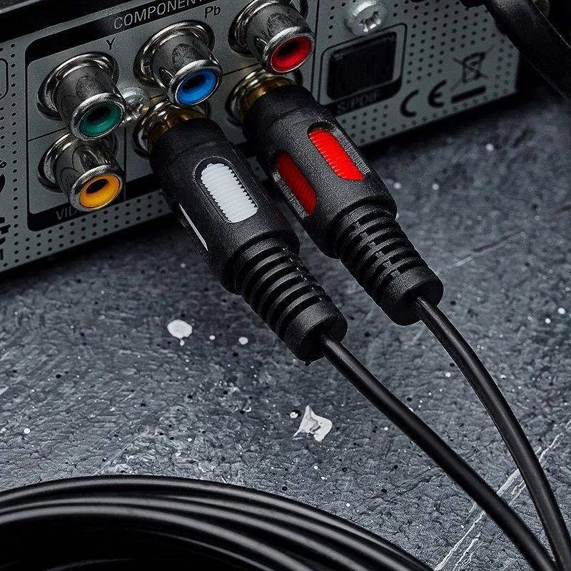 Rexant Шнур 3.5 Stereo Plug - 2RCA Plug 7м (GOLD)  17-4236
