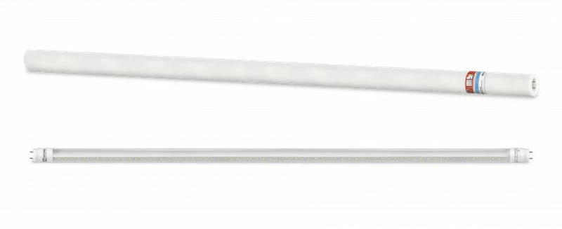 IN HOME Лампа светодиодная LED-T8-П-PRO 20Вт трубчатая с двухсторонним цоколем прозрачная 6500К холод. бел. G13 2000лм 230В 1200мм неповоротн. 4690612031002
