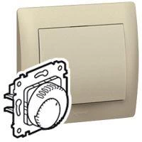 Legrand Термостат СП с кноп. титан Galea Life Leg 775694