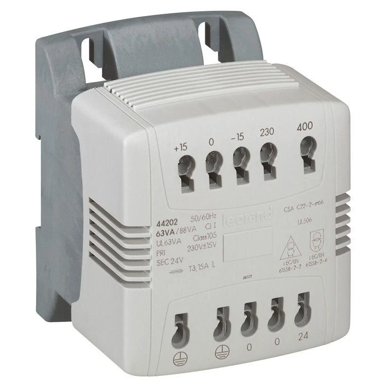 Legrand Трансформатор 1-фазн. 230-400-24V 40ВА Leg 044201