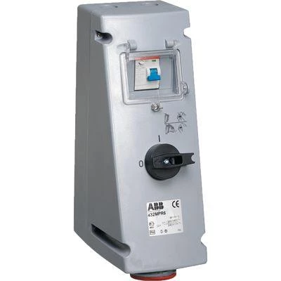 ABB Розетка 16А 2P+E в боксе ВУ IP44 2CMA167756R1000