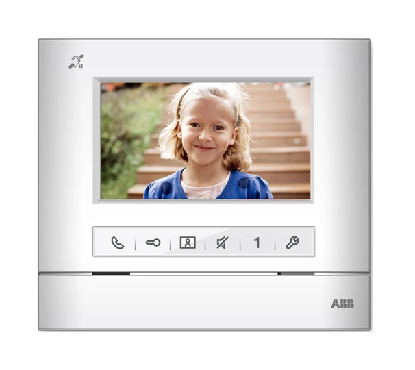 ABB Устройство абонентское 43 классик с индукцион. петлей матов. бел.  2TMA070020W0061