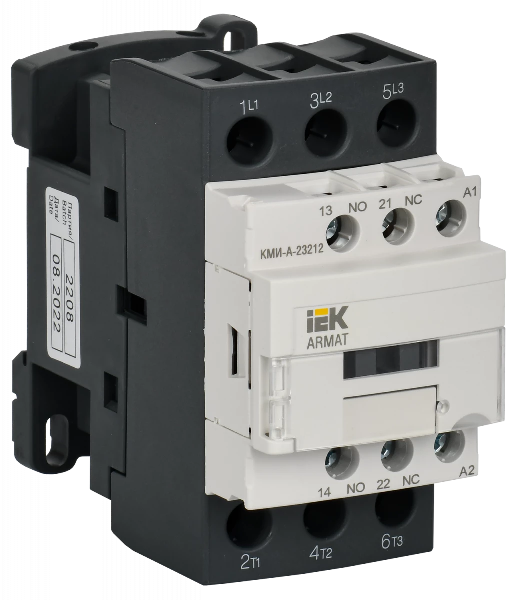 Контактор КМИ-А-23212 LC1D 32А кат. 230В AC 1НО+1НЗ AC-3 IEK AR-ACC-21-032-230-11