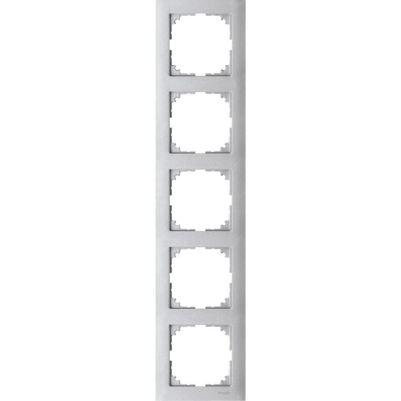 Schneider Electric Рамка 5-м M-Pure алюм. SchE MTN4050-3660